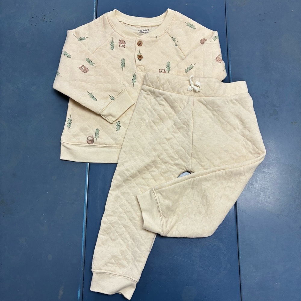 NWOT Carters Quilted Baby Outfit